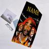 1pc Rapper1 Beach Towel with Custom Name, Beach/Swimming/Bath/Picnic/Camping Towel, Suitable for Seaside Beaches