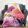 1pc Chrysanthemum Flowers Blanket Warm, Cozy, And Soft, Suitable for Sofas, Beds, Cars, And Office Use.Perfect for Camping And Travel, Making It a Gre