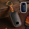 2 3 Bottons Genuine Leather Auto Key Fob Cover Case Key Fob Remote Fit For Toyota Malaysia Perodua Yaris Ativ Raize Veloz Avanza Rush Daihatsu Key
