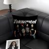 T-Ttokio H-Hotel Band Cushion Cover Natural Linen Organic Fabric Double-Sided Printing Sofa Home Decor Gift Pillow Case