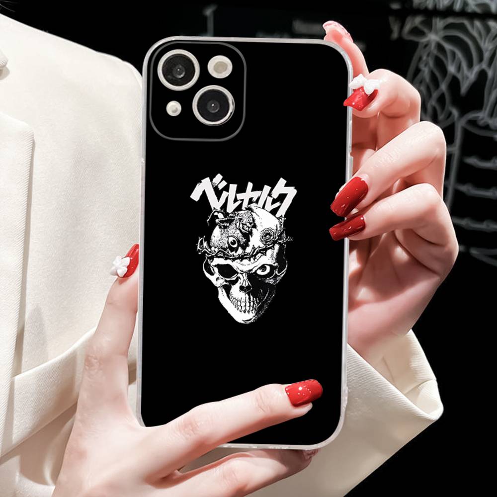 Berserk Guts Heißes Anime-Handyhülle Für IPhone 16 15 8 7 6 6S Plus X SE XR XS 14 11 12 13 Mini Pro Max Handyhülle