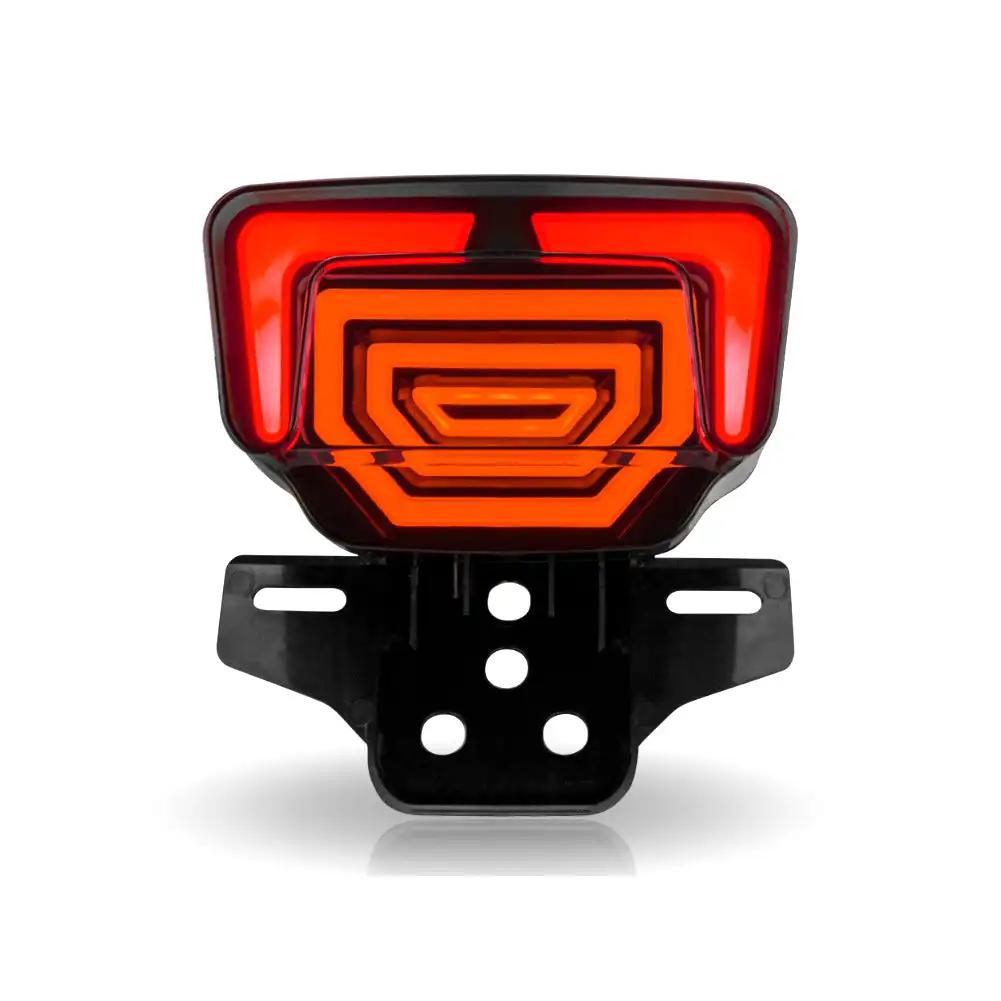 Motorcycle LED Tail Signal Lights Brake Rear Light Integration Tail With Dynamic Flash Lamp For Honda CG125 TMX125/155