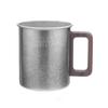 Titanium Camping Cup Pure Ti Travel Mug Wooden Handle 300ml/450ml Outdoor Portable Large Beer Mug