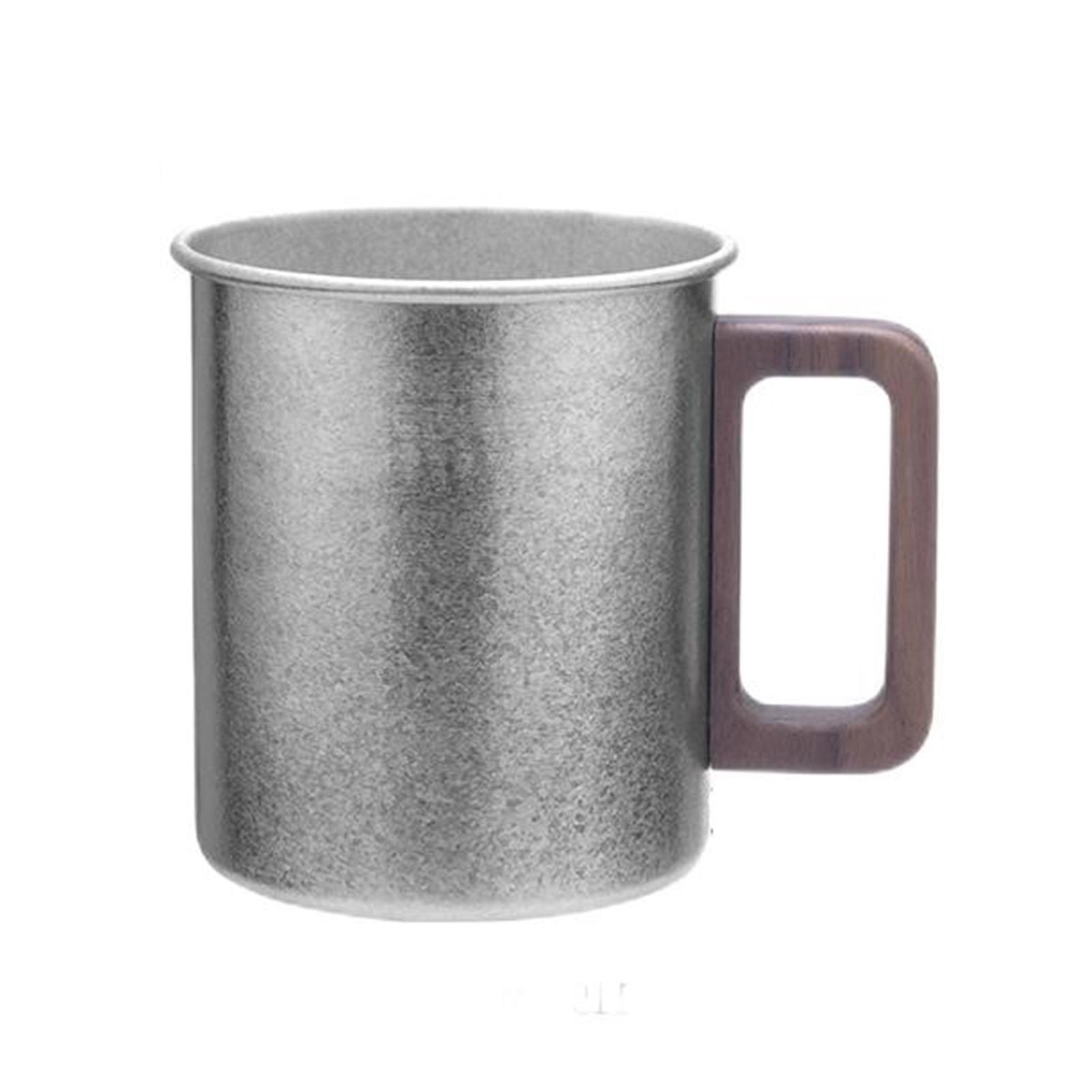 

Титановая походная кружка Pure Ti с деревянной ручкой, 300 мл/450 мл, переносная большая пивная кружка для отдыха на природе 450ml Ice pttrm