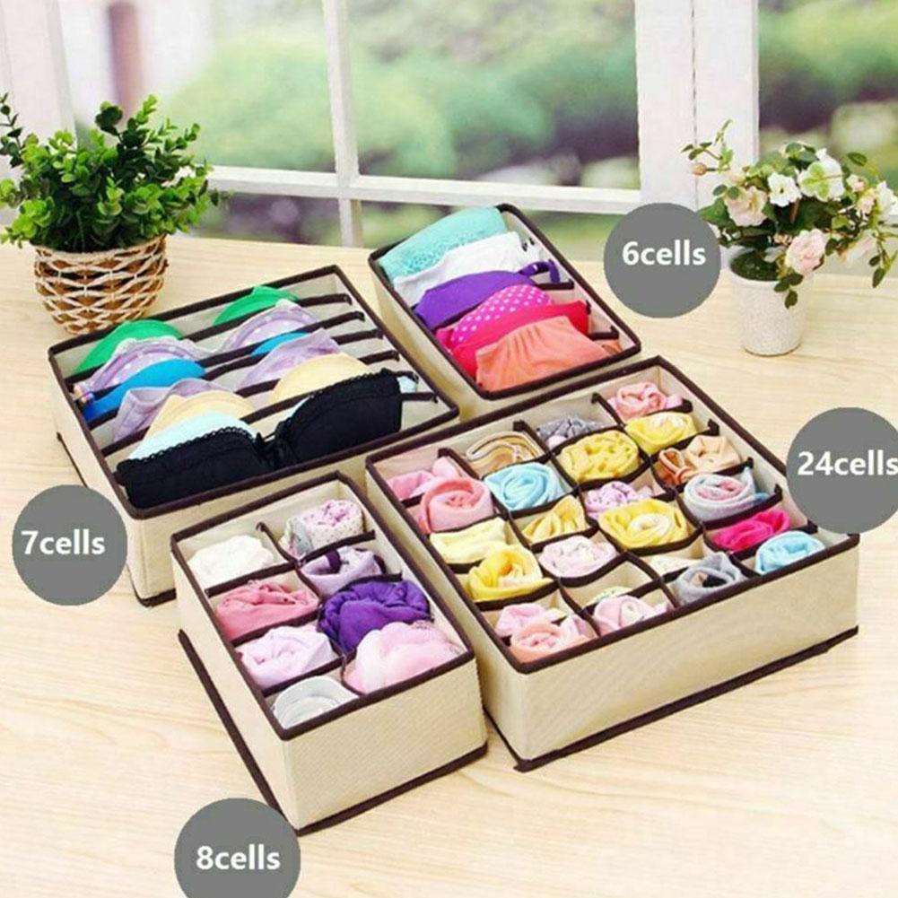 Cabinet Underwear Organizer Drawer Clothes Organizer For Underwear Bra Socks Underpants Storage Organizer Cabinet Separator