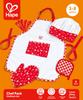 Hape Pretend Play Apron x x 5 Ages 3 and Wooden Pretend Play E3162 Set, 20.5 24.5 cm, Up, Toy,