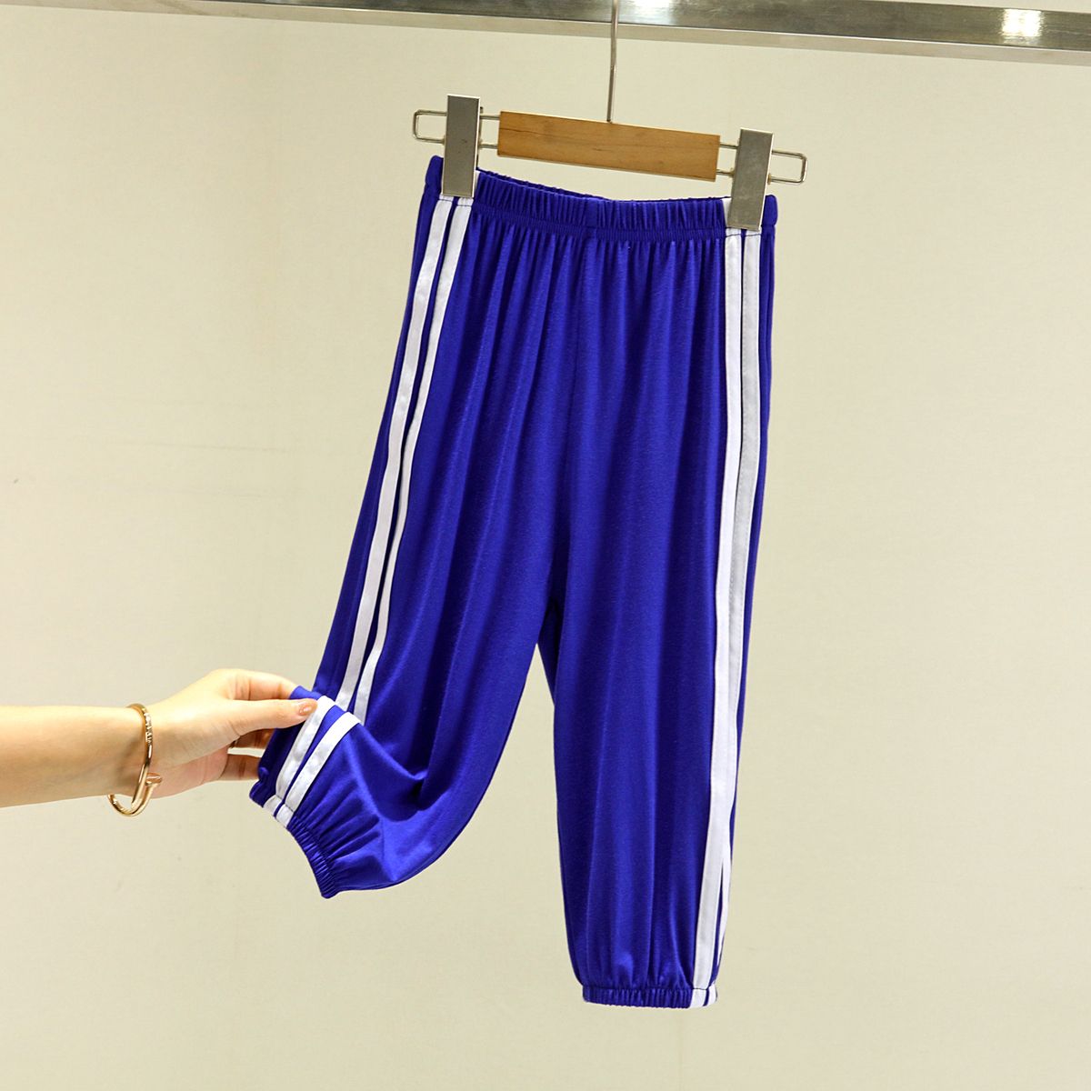 

Детские модальные спортивные штаны Летние тонкие штаны от комаров для мальчиков Домашние штаны для сна Детские повседневные леггинсы 160