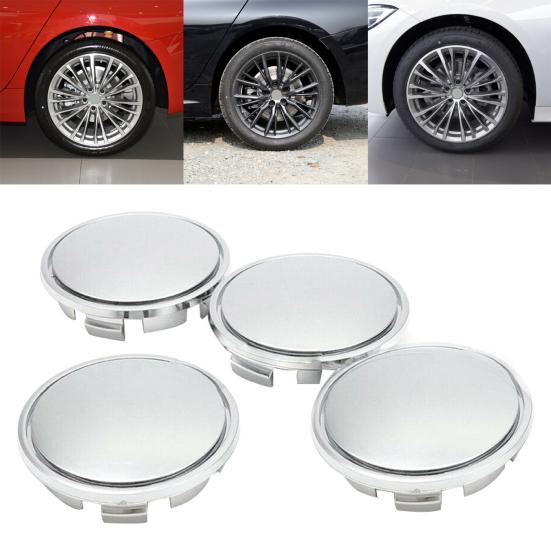 4Pcs Tyre Rim Cover Tough Easy To Install Plastic Universal Car Wheel Center Cap for SUV