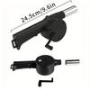 Outdoor Barbecue Portable Manual Blower Picnic Charcoal Combustion Fan Small Blower Combustion Tool BBQ Camping Accessories