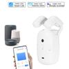 2 Stück Smarter Vorhangmotor WiFi BT Sprachsteuerung Schalter Elektrischer Vorhang Roboter APP Steuerung Timer Einrichtung Kompatibel mit Home für Vorhangstange