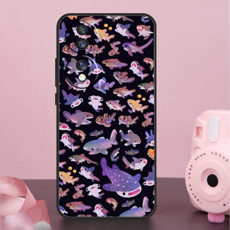 Whale Sharks Case For Honor 90 70 50 10 Magic 5 Lite Magic 6 Pro X7 X8 X9 X6a X7a X8a X9a X9b X8b Cover
