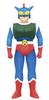 Action Kamen Soft Vinyl Figure Crayon Shin-chan Large SOFVIMATES Clear Glitter Ver. Box Ver. Approximately 22cm Long