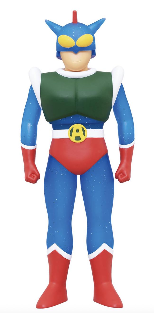 

Action Kamen Soft Vinyl Figure Crayon Shin-chan Large SOFVIMATES Clear Glitter Ver. Box Ver. Approximately 22cm Long