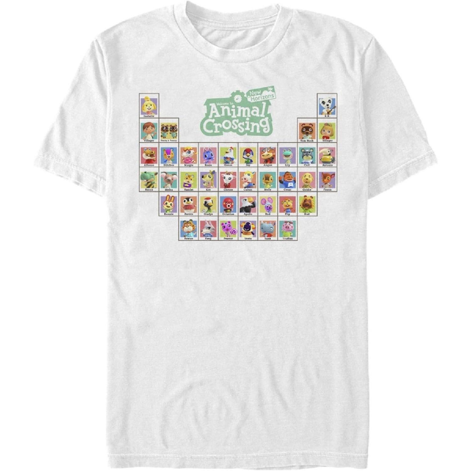 Nintendo Mens Periodically CrossingT-Shirt S