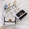 SCIONE Lock Bag Western Style Bag 2019 New Trendy Wild Messenger Bag Rhombus Chain Bag Fashion Small Square Bag