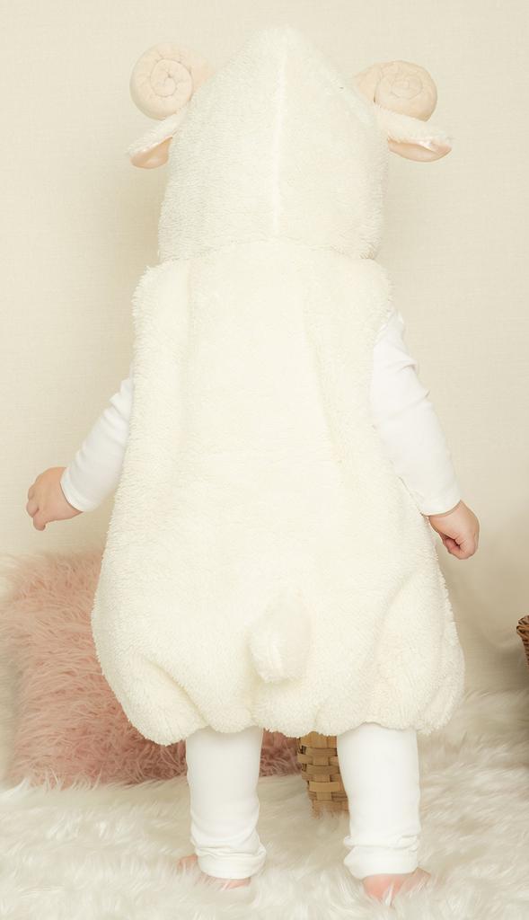 Clearstone Marshmallow Baby Cosplay Halloween Kigurumi Marshmallow Pecora Baby 80cm Bianco