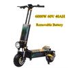 EU Stock 2025New AB2 Electric Scooter 6000w Motor 60v 40AH Removable Battery Fast 85-90km/h 11inch Adult Electric Scooter