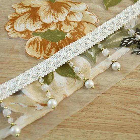 Embroidered Peony Window Room Divider Curtain Line Hanging On Rod Door Valance