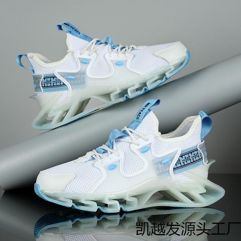 Next summer men's fashion platform dad shoes youth casual breathable luminous shoes outdoor blade shoes