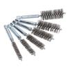 6PCS Bore Brush 4in Rust Proof Twisted Wire Cleaning Brush with 14in Hex Shank for Electric Drill
