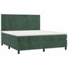 VidaXL Slatted Bed Base with Mattress and LED, Upholstered Bed, Double Bed, Adult Bed for Interior Bedroom, 3136020