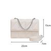 Designer Fashion Women Shoulder Bag Ladies PU Leather Handle Handbags Chain Strap Crossbody Bags for Women