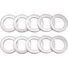 M14 Oil Drain Plug Gaskets Crush Washers Seals Rings Compatible with Hon Da Yamaha Triumph Kawasaki Suzuki, Used for Oil Change, Replacement for The