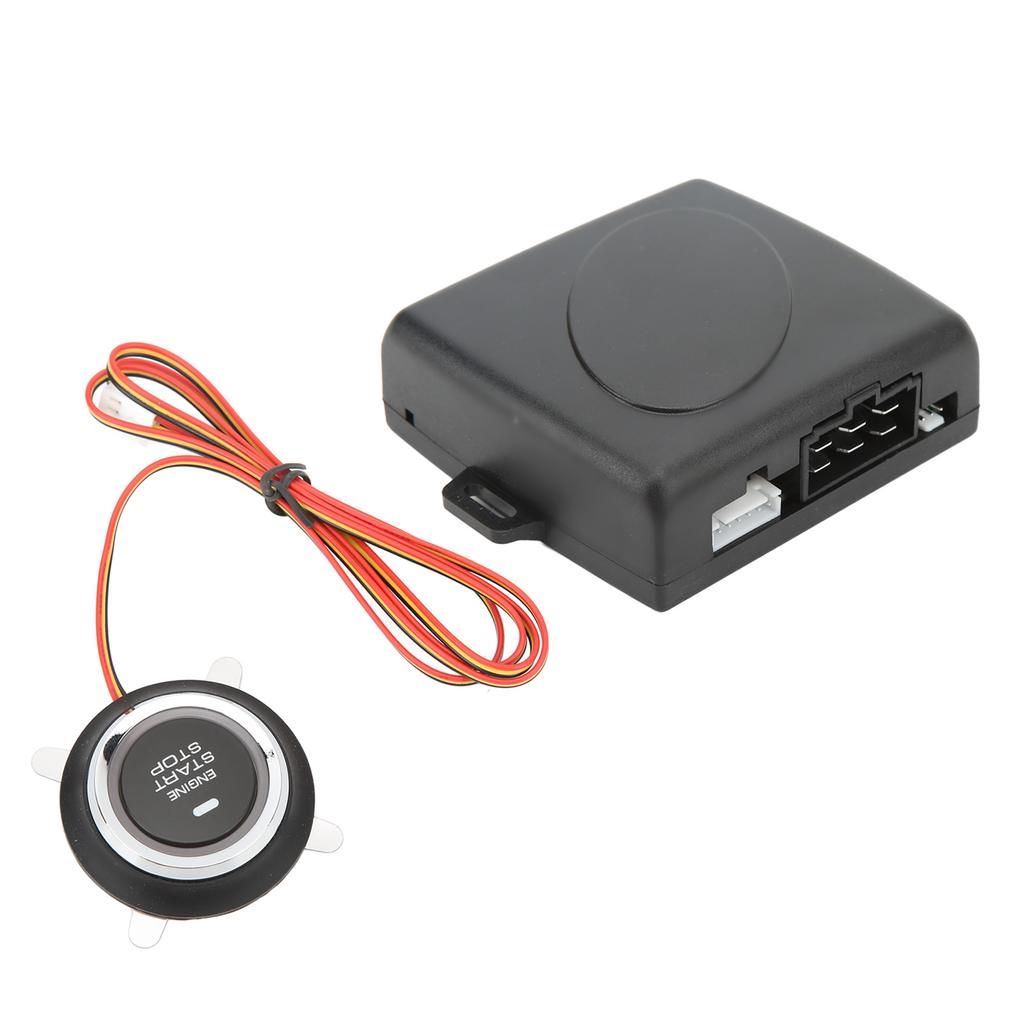 Smart Push To Start Ignition Kit Engine Start Stop Button System Universal for DC 12V Vehicles