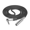 6.35mm Sound Extension Cable Male to Female 6.35 Auditory Extender Cord, Straight or Right Angle Connection