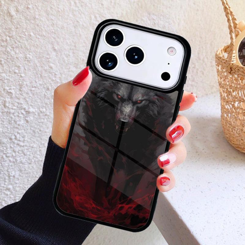 The Wolf Fierce Phone Case For iPhone 17 Air 16 15 14 13 12 11 Pro Max Plus