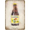 Mfoever Tin Sign Vintage Hertog Jan La Chouffe Beer Themed Metal Tin Sign Retro Belgian Brewery Wall Art Decor for Bar Pub Man Cave Rustic Iron P