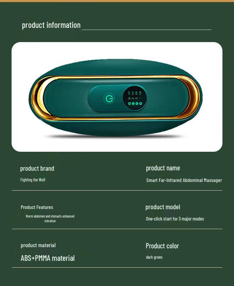 Lux Cross-Border Abdominal Massage Belt: Office & Home Belly Kneading Device