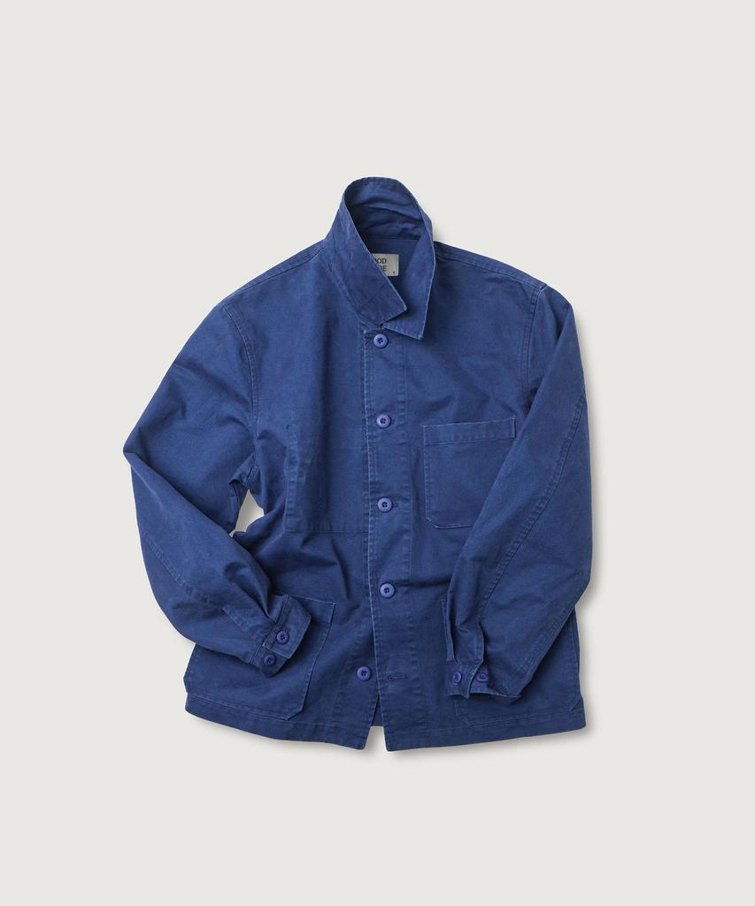 MOOD INSIDE Washed French Work Jacket_Blue