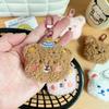 Minimalist Cute Bear Plush Keychain - Student Bag Charm Gift