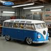 Welly 1/24 Volkswagen VW T1 BUS Alloy Car Diecasts & Toy Vehicles Car Model Miniature Scale Model Car Toy for Children