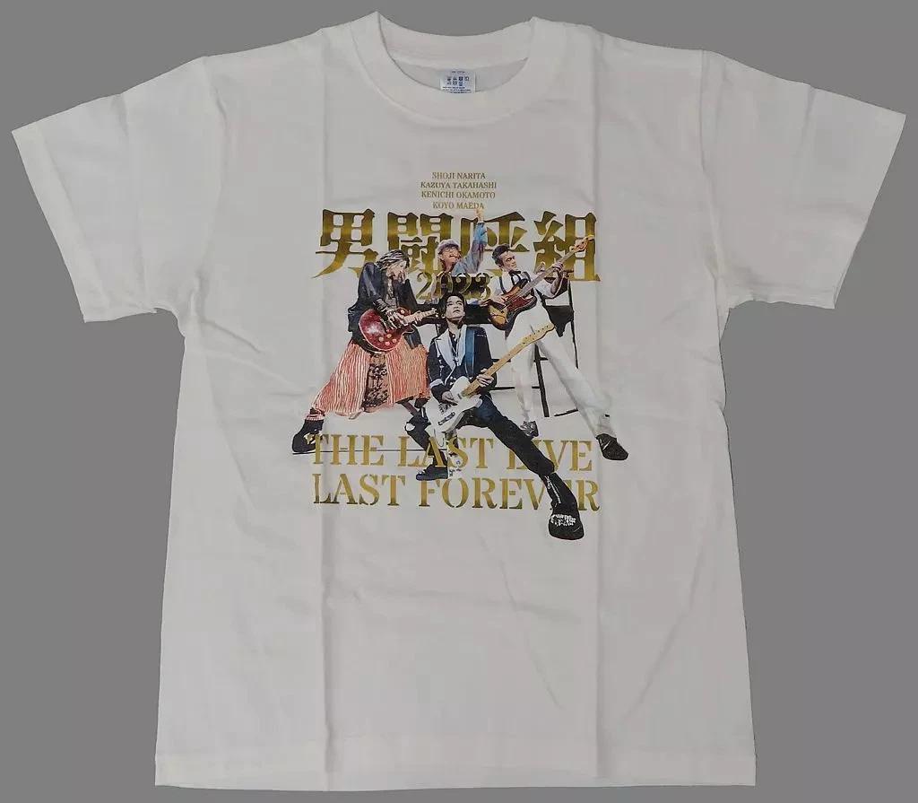 

Otokogumi 2023 The Last Live Mens White Cotton T T-Shirt L Johnnys Rock Tee M