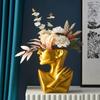 Creative Nordic Style Modern Simple Portrait Art Office Flower Arrangement Ceramic Personality Vase Home Decoration