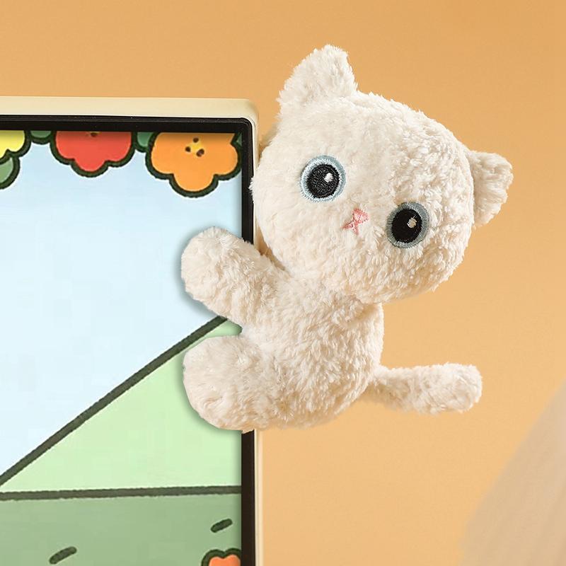 11cm Cute Animal Doll Stuffed Plush Toy Clip Cartoon Anime Bear Dog Monkey Elephant Sheep Pig Penguin Koala Cute Doll