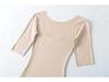 2026 Spring/Summer Women's Off-the-Shoulder Square Neck Mid-Sleeve Top