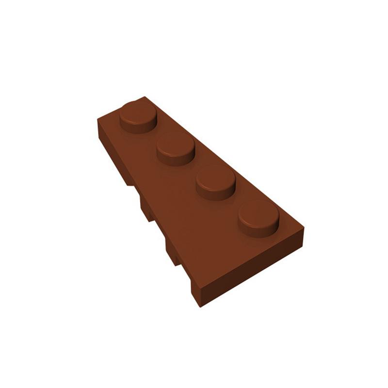 Non-Toxic 10Pcs 41770 2X4 Wedge-Shaped Block Moc Color Loose Parts Compatible With Bricks Diy Children'S Toy Assembly Gift