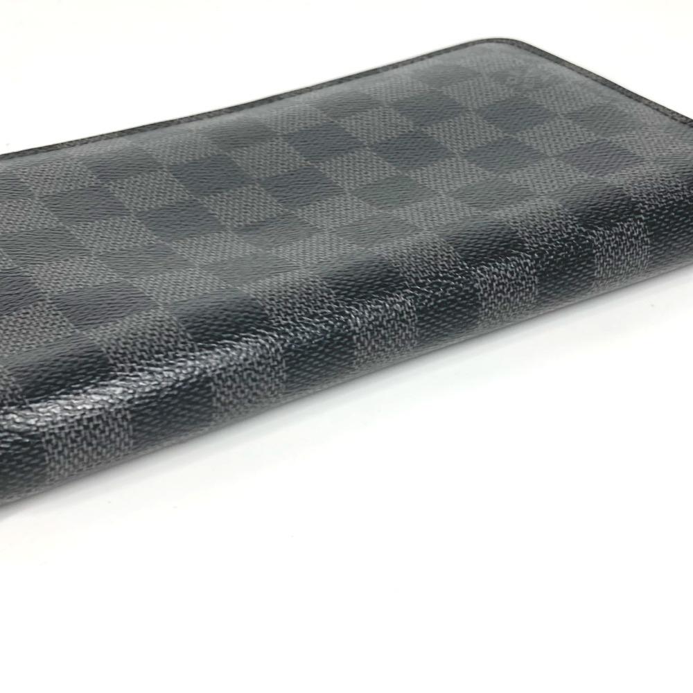 Louis Vuitton N60111  Damier Graphite Zippy Organizer Zip Around Long Wallet
