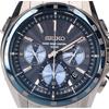 SEIKO SAGA161 8B82 BRIGHTZ Chronograph Solar Powered Radio Controlled Watches SilverUsed