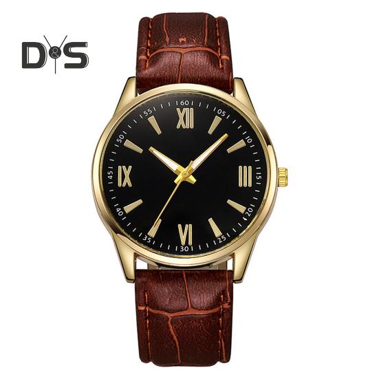 Pánské obchodní hodinky Kulatý ciferník Řemínek z umělé kůže Quartzový strojek Dospívající Dospělí Formální šaty Náramkové hodinky Módní šperkový doplněk