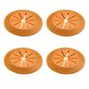 4 Stück Möbel Kabelmanagement Abdeckungen Klebende PVC Drahtloch Schoner Drahtverdeck Platten für Schreibtisch Schrank