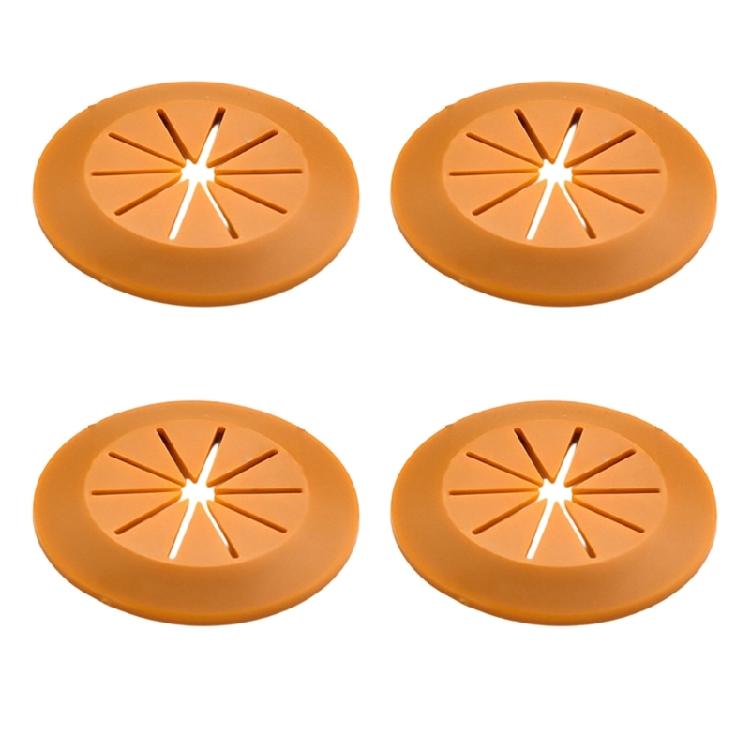 4 Stück Möbel Kabelmanagement Abdeckungen Klebende PVC Drahtloch Schoner Drahtverdeck Platten für Schreibtisch Schrank