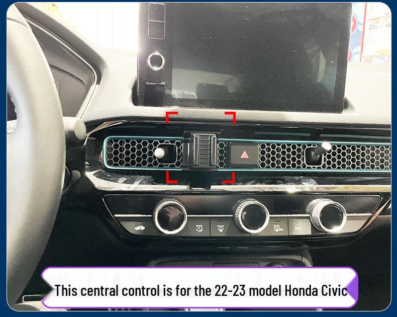 Kompatibilní držák telefonu pro Honda Civic (2016–2023) 9., 10., 11. generace – Držák navigace.