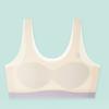Seamless Soft Comfortable Bandeau Training Vest for Growing Puberty Girls Breathable Skin Friendly Kids Developmental Underwear for School Students