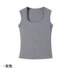 Women's Sleeveless Tank Top Square Neck Casual Slim Fit Camisole Solid Color Wide Strap Ribbed Top