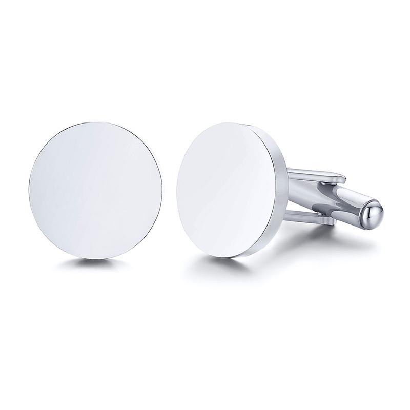 

Free Engrave Customized Cufflink For Men Male Husbands Boyfriend, Personalized Wedding Engagement Jewelry