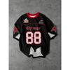 Adult Children Casual Crew Neck T-Shirt King Alphabet Pattern Short-sleeved Tops Summer Daily Outdoor Street Wear Clothing